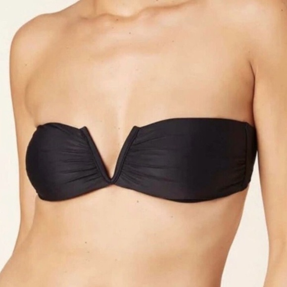 Andie - Black Scala Bikini Top - Picture 1 of 4